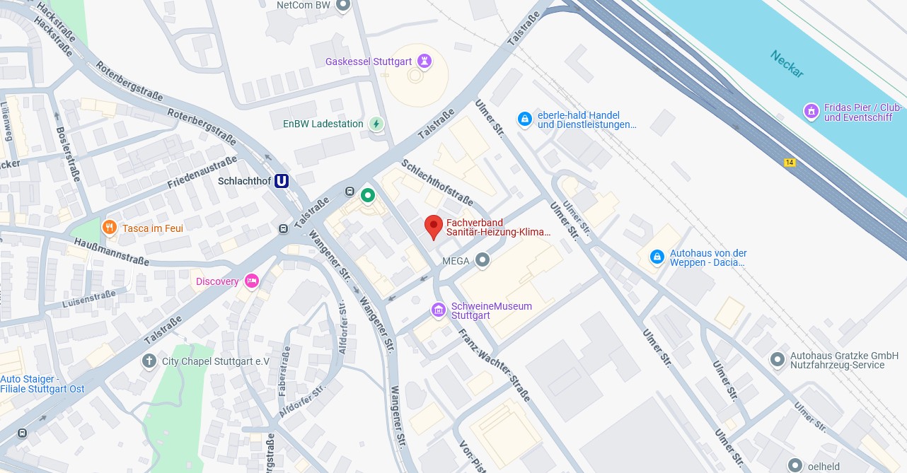 SHK-Standort-Stuttgart-Maps SHK Standort Stuttgart auf der Karte